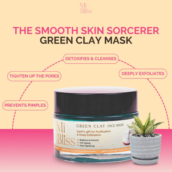 Green Clay  Face Mask - Image 4