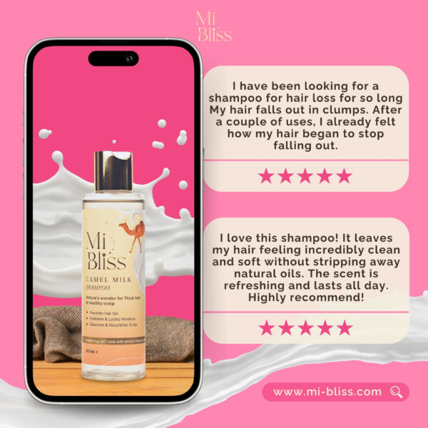 Camel Milk  Shampoo - Image 5